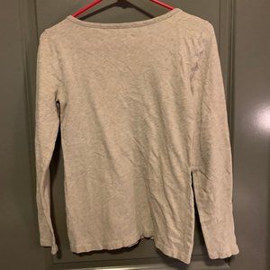 J Crew Artist Tee Boat Neck Shirt S